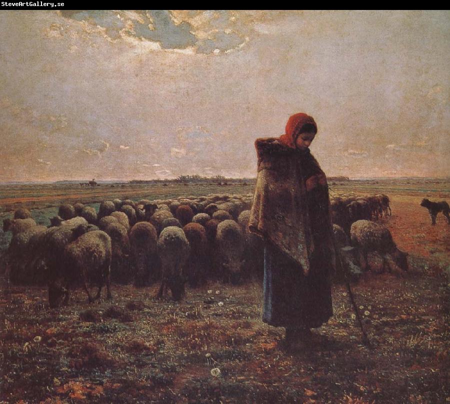 Jean Francois Millet Shepherdess